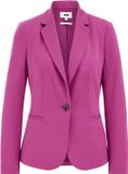 WE Fashion Dames getailleerde jersey stretch blazer Fuchsia