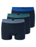 Schiesser 3PACK Shorts - 95/5 Multipacks Onderbroek - blauw, lichtblau, groenblauw