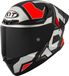 KYT TT-Revo Electron, casque intégral, couleur: Mat Noir/Gris/Rouge, taille: XL