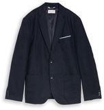 Tom Tailor Linnen colbert Maat 52 sky captain blue