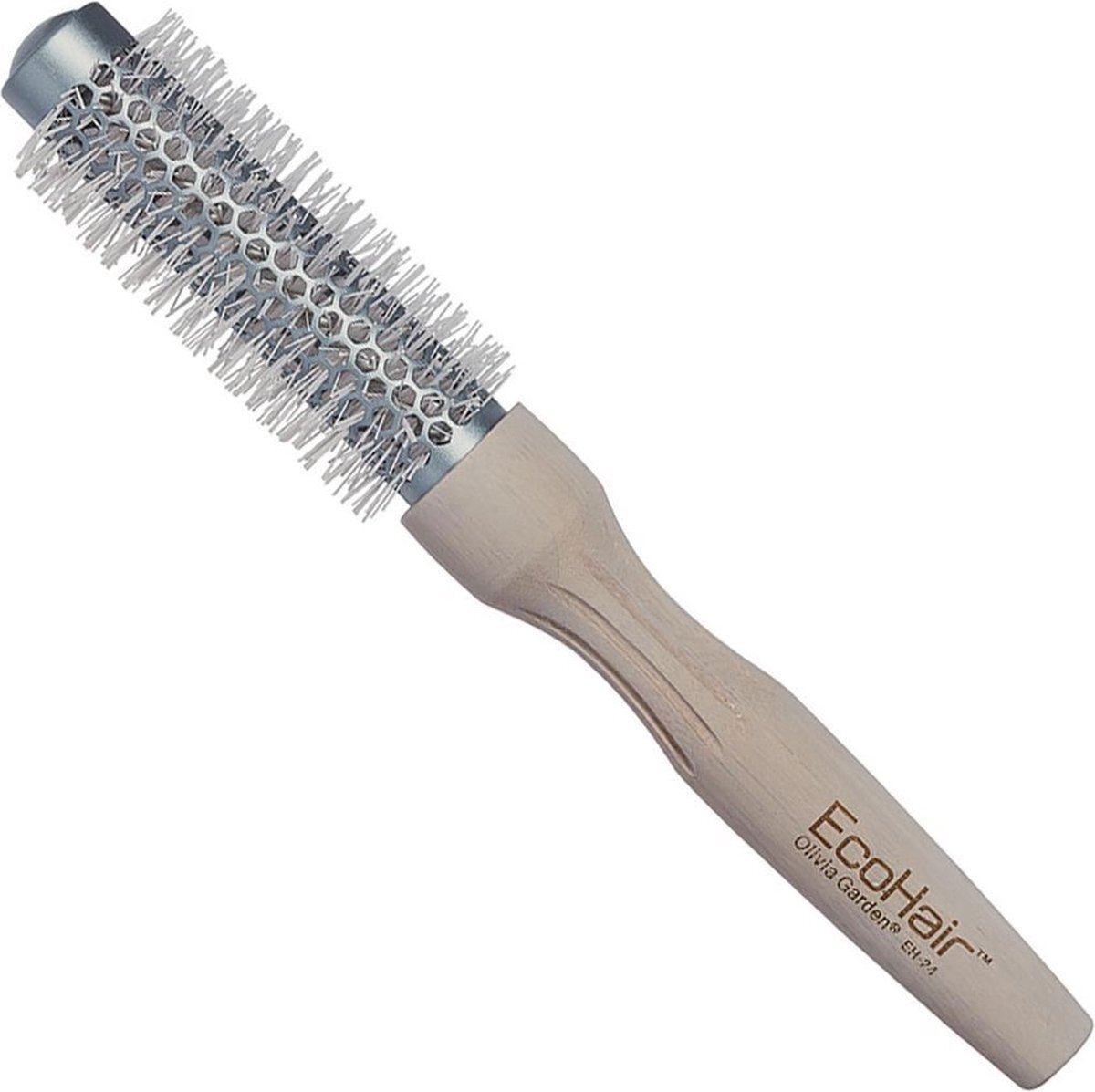 Olivia Garden EcoHair Thermal 24 mm - Milieuvriendelijke Professionele Bamboe Haarborstel