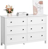 Vevor Ladekast met 6 Laden Houten Ladekast Wit