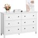 Vevor Ladekast met 6 Laden Houten Ladekast Wit