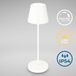 B.K.Licht Dimbare Tafellamp - Draadloos - LED - Wit