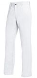 BP 1473-060-21-60 Werkbroek met Elastisch Rugdeel, 300 g/m² Puur Katoen, Wit, Maat 60