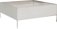 vidaXL Verhoogde Plantenbak - 100x100x41 cm - Roestvrijstaal