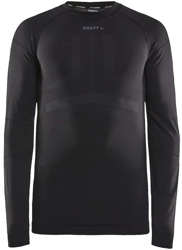 Craft Active Intensity CN LS Heren Sportshirt - Black/Asphalt - XL