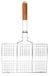 Grillnet 34,5 cm - Accessoire de barbecue - Métal - Outil de barbecue - Clip pour poisson grillé - Protection contre la saleté