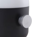 Lindby Isaline Terraslamp met dimmer - 1 licht - Kunststof - Zwart/Wit