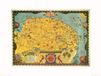 Pyramid Poster - Norfolk Map - 60 X 80 Cm - Multicolore