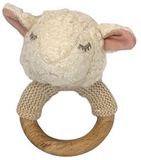 Egmont Toys Knuffel rammelaar schaap Mary 13 cm