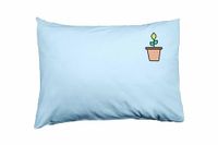 Bona Basics Decoratieve Kussenhoes Lichtblauw 50x35 cm
