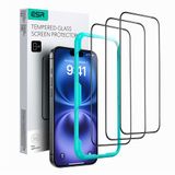 ESR Screen Protector Geschikt voor Apple iPhone 16 Plus - Tempered Glass met Montageframe - Krasbestendig - Gemakkelijke Installatie - (1-Pack)