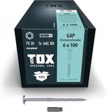 TOX Afstandsschroeven GAP 6,0 x 100 mm