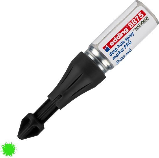 edding 8875 Deep Hole Spray Marker - Neon Green - 100mm - 1 pc
