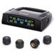 Tymate Système de surveillance de la pression des pneus pour camping-car, à énergie solaire avec 4 capteurs, 0 à 87 PSI, 6 modes d'alarme, Écran LCD couleur, Adapté aux camping-cars/remorques/camions/SUV, TM2C+4TS2