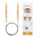 KnitPro K35348 rondbreinaald, berkenhout, beige, 100 cm x 12 mm