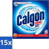 Calgon 15 x Nettoyant machine à laver poudre 3-en-1 anti-calcaire pack avantage