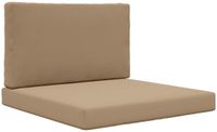 vidaXL Buitenbankkussen Polyester Taupe 80 x 80 cm