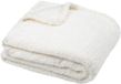 Stof Textiles Plaid/bankdeken Montreal - wit - 130 x 160 cm