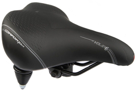 SELLE BASSANO Fietszadel Volare XXL Cruiser - zwart