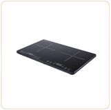 Little Balance 8858 - inductiekookplaat - 2 pits - totaal 3500 Watt - timer - 2 hittebestendige glaskeramische kookplaten (tot 700 °C)