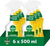 Dettol - 6 Nettoyants tout usage - Antibactérien - 6x Citron pétillant - 6x500 ml - Lot économique