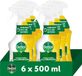 Dettol - 6 Nettoyants tout usage - Antibactérien - 6x Citron pétillant - 6x500 ml - Lot économique