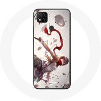 Mikasa Ackerman Aanval van de Titanen Manga Maniacase Etui voor Xiaomi Redmi 9C