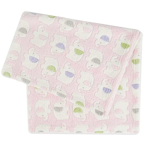 Bieco Babydeken Meisjes Roze Olifanten