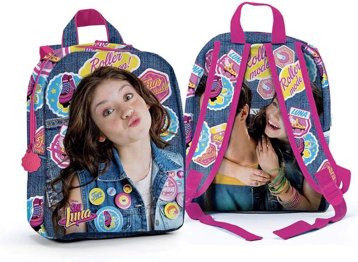 Soy Luna Rugzak - 27 cm - Polyester - Blauw/Roze