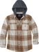 Carhartt Jasje van flanel met sherpa-voering, Shirt Jac Carhartt® bruin
