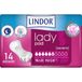 Lindor Serviette hygiénique pour femme avec perte d'urine, Maxi Night, Inserts d'incontinence, 14 Pièces