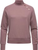 Ragwear Dames sweatshirt Majjorka Solid mauve 5XL