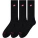 New Balance Unisexe Patch Logo Sweatshirt Lot de 3 Noir