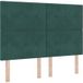 Maison Exclusive Lit boxspring exclusif avec tête de lit en velours, couleur vert foncé, dimensions 160 x 200 cm