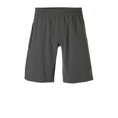 Adidas performance sportshort antraciet heren Antraciet