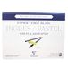 Clairefontaine 96484C Gelijmd Blok Ingres Pastel - 25 Vellen Wit Geribd Ingres Papier - 36x48 cm 130g