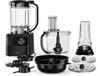 Klarstein Velaire Robot pâtissier avec mélangeur – Robot pâtissier multifonctionnel 1200 W, bol de 2 litres, mélangeur de 1,75 litre, gobelet to-go de 0,6 litre, 6 programmes, auto-nettoyage, presse-agrumes