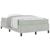 vidaXL Bedframe Lichtgrijs 120 x 200 cm Stof