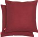 Blumtal Chenille Kussenslopen - Set van 2 - Zacht en met Blinde Rits - Kussenhoes 45 x 45, Aurora Red - Rood