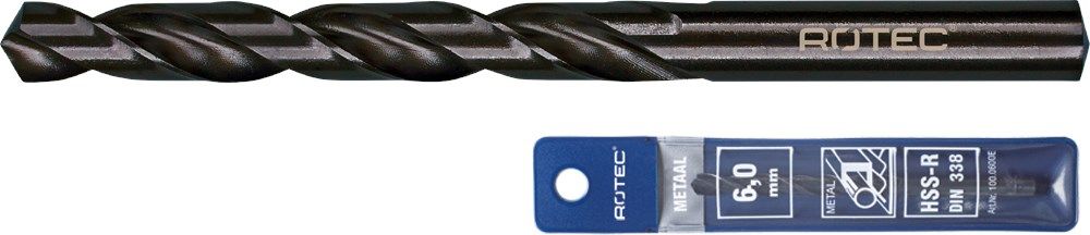 Rotec HSS-R Spiraalboor DIN 338N gewalst 6,8 mm / v.e.per stuk - 100.0680E