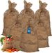KOTARBAU® Universele Jute Zak 45 x 95 cm - Aardappelzak Set van 6 - Tuinafvalzak - Zak voor Bladeren - Planten en Uien - Natuurlijk