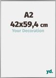 yd. Cadre photo A2 42x59,4 cm Plastique Argent Brillant