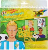 Folia Folia sticker en stencil tekenboek - Voetballers