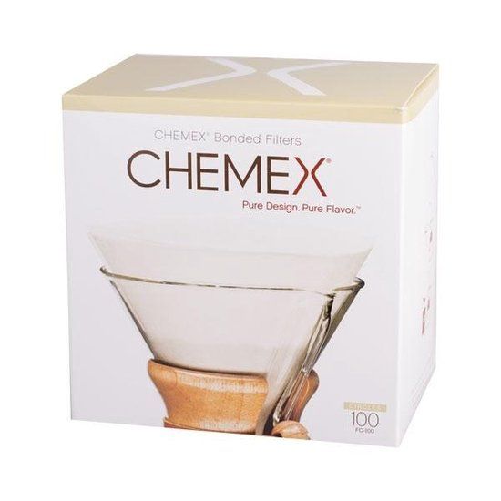Chemex Koffiefilters Classic 6-8 kops - Voorgevouwen - 100 stuks