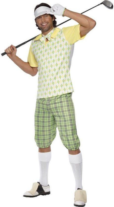 Vegaoo Golfer pak voor heren - Verkleedkleding - One size