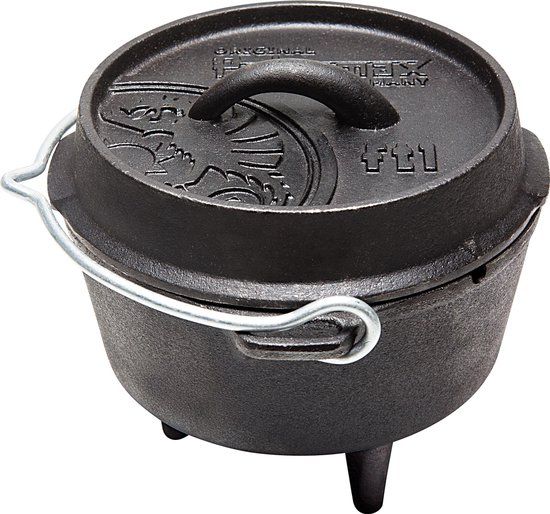 Petromax Dutch Oven FT1 - Gietijzer - 1.1L - Zwart