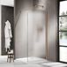 FortiFura Galeria Inloopdouche - 110x200cm - Mat Glas - Geborsteld Koper