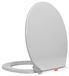Merkloos CWS Toiletbril met Softclose en Quick-Release Mechanisme Lichtgrijs